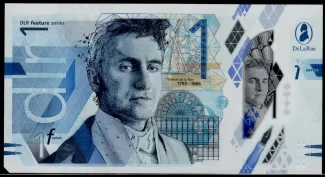 United Kingdom 1 De La Rue,  obverse