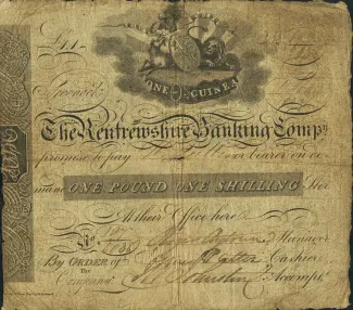 Scotland 1 Guinea, 1818-1822 obverse