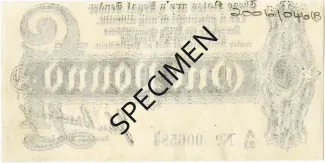 United Kingdom 1 Pounds, 1914 P-347 reverse