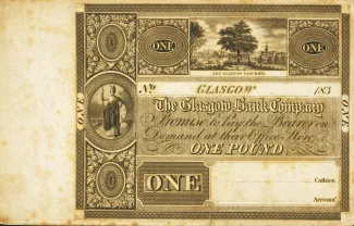Scotland 1 Pound, 1830-1839 obverse