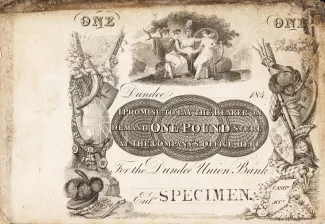 Scotland 1 Pound, 1840-1844 obverse