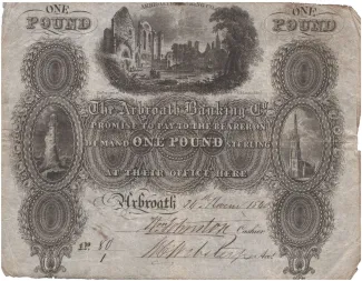Scotland 1 Pound, 1840 obverse