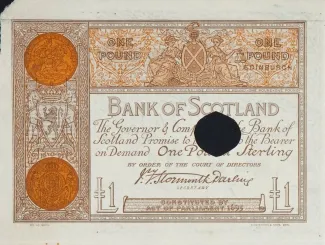 Scotland 1 Pound, 1885 P-76 obverse