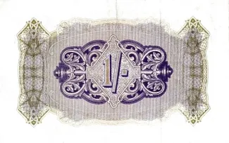 United Kingdom 1 Shillings, 1942-1947 reverse