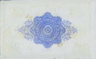 Scotland 20 Pounds, 1891 reverse