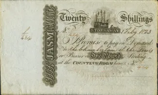 Scotland 20 Shillings, 1823 obverse