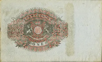 Scotland 20 Shillings, 1823 reverse