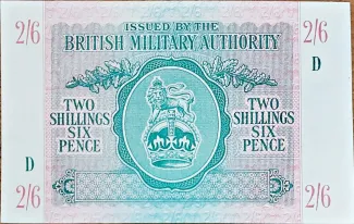 United Kingdom 2 Shillings, 1942-1947 obverse