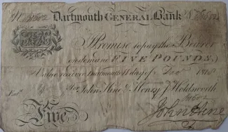 United Kingdom 5 Pounds, 1818 obverse