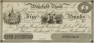 United Kingdom 5 Pounds, 1819-1823 obverse