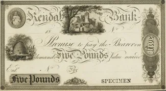 United Kingdom 5 Pounds, 1822 obverse