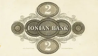 United States of the Ionian Islands 2 Kolonata, 1843-1869 reverse