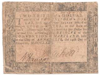 United States (pre-federal and private/territorial) 0 Undefined, 1776 obverse