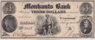 United States (pre-federal and private/territorial) 3 Dollars, 1854 obverse