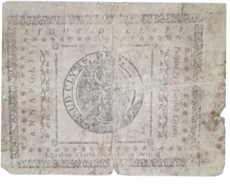 United States (pre-federal and private/territorial) 8 Dollars / 36 Shillings, 1775 reverse