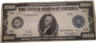 United States 1,000 Dollars, 1918 P-365 obverse