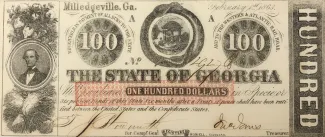 United States 100 Dollars, 1863 P-869 obverse