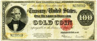 United States 100 Dollars, 1922 P-277 obverse