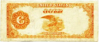 United States 100 Dollars, 1922 P-277 reverse
