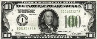 United States 100 Dollars, 1928 P-424 obverse