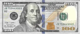 United States 100 Dollars, 2009-2021 P-535 obverse
