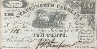 United States 10 Cents, 1862 obverse