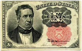 United States 10 Cents, 1874 P-122 obverse