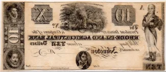 United States 10 Dollars, 1823 reverse