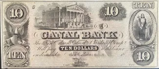 United States 10 Dollars, 1841 obverse