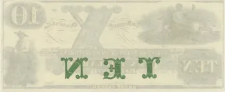 United States 10 Dollars, 1850 reverse