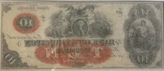 United States 10 Dollars, 1851 reverse