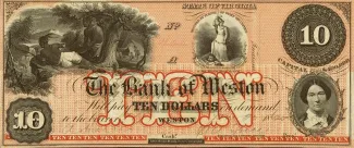 United States 10 Dollars, 1859-1860 obverse