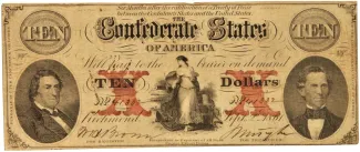 United States 10 Dollars, 1861 P-25 obverse