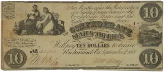 United States 10 Dollars, 1861 P-27 obverse