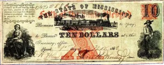 United States 10 Dollars, 1862 obverse