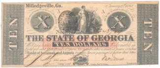 United States 10 Dollars, 1862 obverse