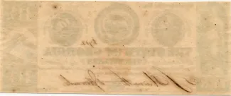 United States 10 Dollars, 1863 reverse