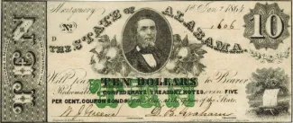 United States 10 Dollars, 1864 obverse
