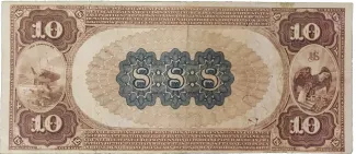 United States 10 Dollars, 1882 reverse