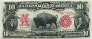 United States 10 Dollars, 1901 P-185 obverse