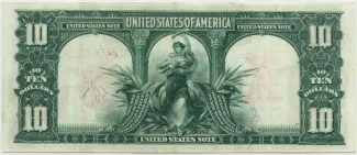 United States 10 Dollars, 1901 P-185 reverse