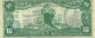 United States 10 Dollars, 1902-1929 reverse