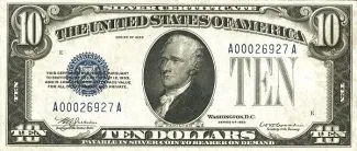 United States 10 Dollars, 1933 P-413 obverse