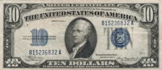 United States 10 Dollars, 1934 P-415 obverse