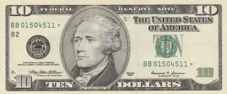 United States 10 Dollars, 1999-2003 P-506 obverse