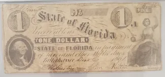 United States 1 Dollar, 1861 obverse