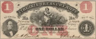 United States 1 Dollar, 1862 obverse
