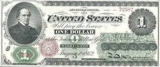 United States 1 Dollar, 1862 P-128 obverse