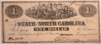 United States 1 Dollar, 1863 obverse