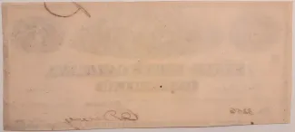 United States 1 Dollar, 1863 reverse